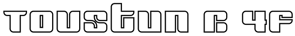 Tovstun B 4F Font