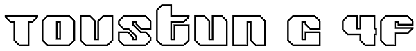 Tovstun G 4F Font