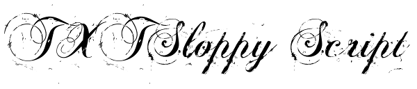 TXTSloppy Script Font