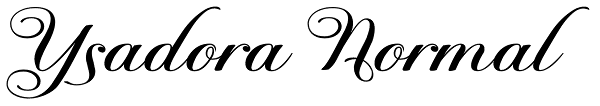 Ysadora Normal Font