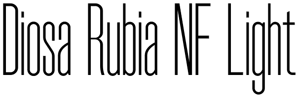 Diosa Rubia NF Light Font