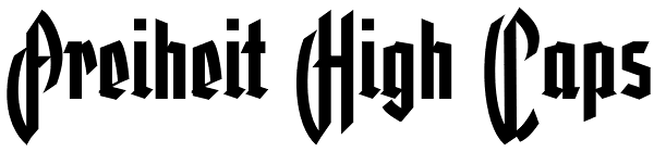 Freiheit High Caps Font