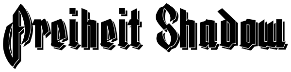 Freiheit Shadow Font