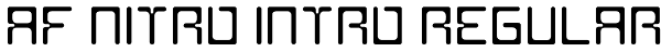 AF Nitro Intro Regular Font