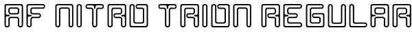 AF Nitro Trion Regular Font