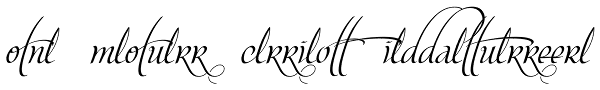 Mon Amour Script Ligatures Font