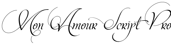 Mon Amour Script Pro Font