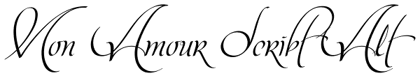 Mon Amour Script Alt Font