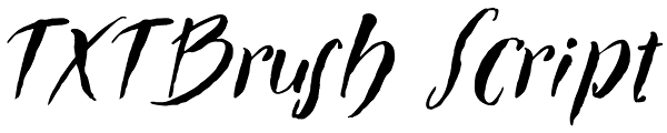 TXTBrush Script Font