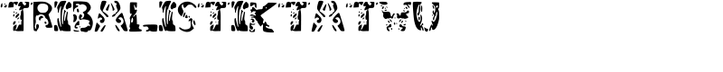 tribalistiktatwu Font