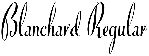 Blanchard Regular Font