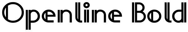 Openline Bold Font