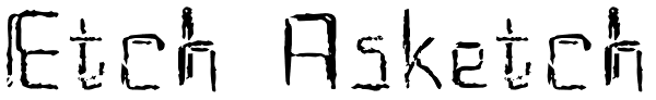 Etch Asketch Font