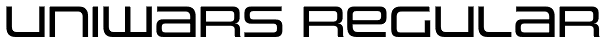 Uniwars Regular Font