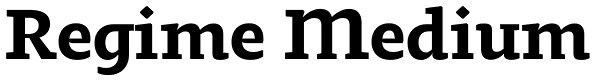 Regime Medium Font