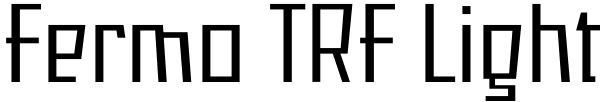 Fermo TRF Light Font