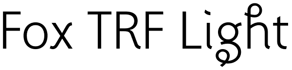 Fox TRF Light Font