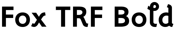 Fox TRF Bold Font