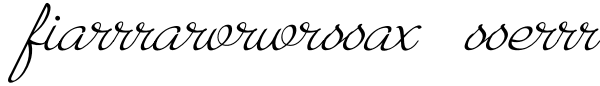 Paradise Script Ligatures Font