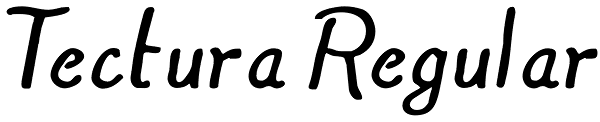 Tectura Regular Font