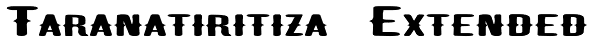 Taranatiritiza Extended Font