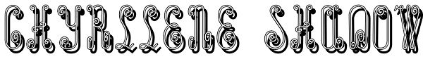 Chyrllene Shadow Font