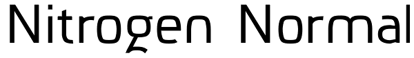 Nitrogen Normal Font