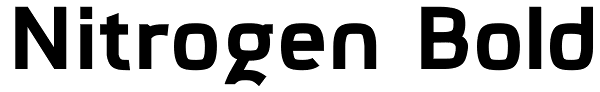 Nitrogen Bold Font