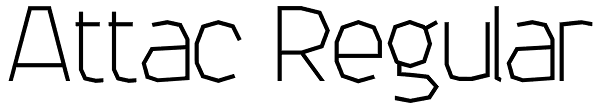 Attac Regular Font