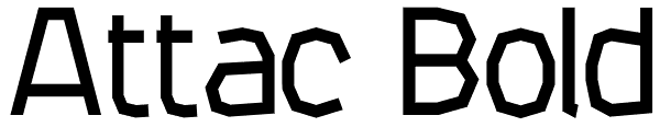 Attac Bold Font