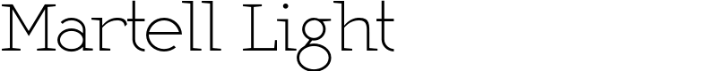 Martell Light Font