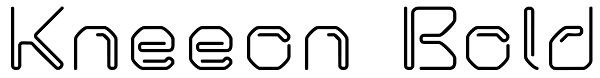Kneeon Bold Font