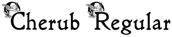 Cherub Regular Font