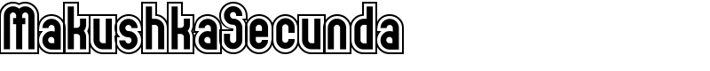 MakushkaSecunda Font