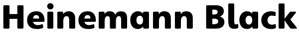 Heinemann Black Font