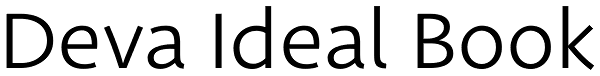 Deva Ideal Book Font