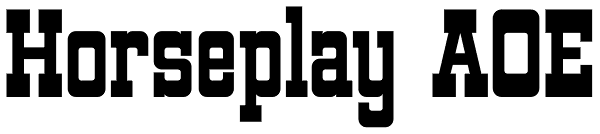 Horseplay AOE Font