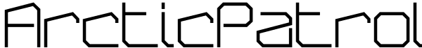 ArcticPatrol Font