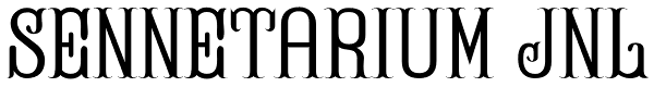 Sennetarium JNL Font