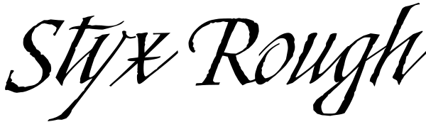 Styx Rough Font