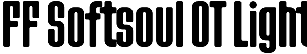 FF Softsoul OT Light Font