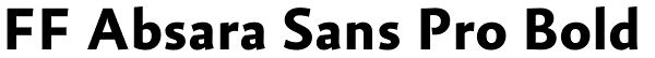 FF Absara Sans Pro Bold Font