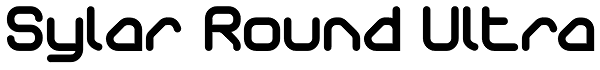 Sylar Round Ultra Font