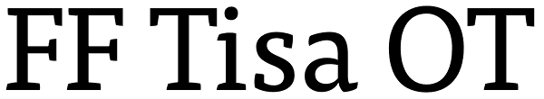 FF Tisa OT Font