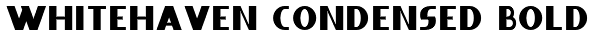 Whitehaven Condensed Bold Font