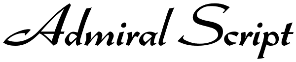 Admiral Script Font