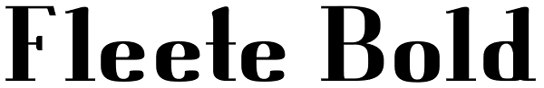 Fleete Bold Font