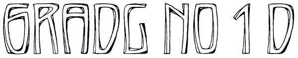 Gradl No 1 D Font