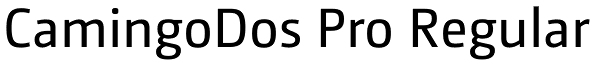 CamingoDos Pro Regular Font