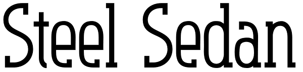 Steel Sedan Font